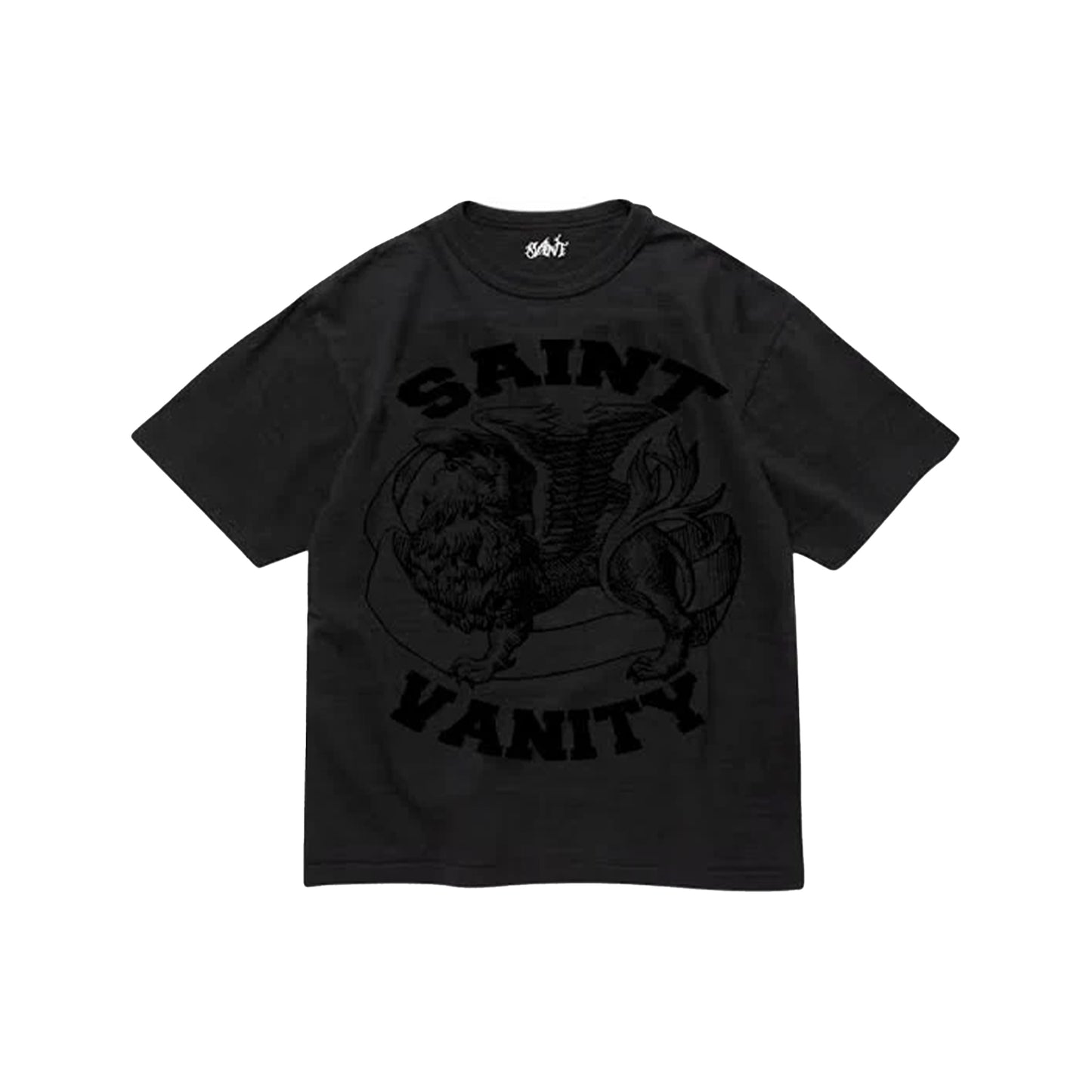 Saint Vanity Griffin Tee Black Monochrome