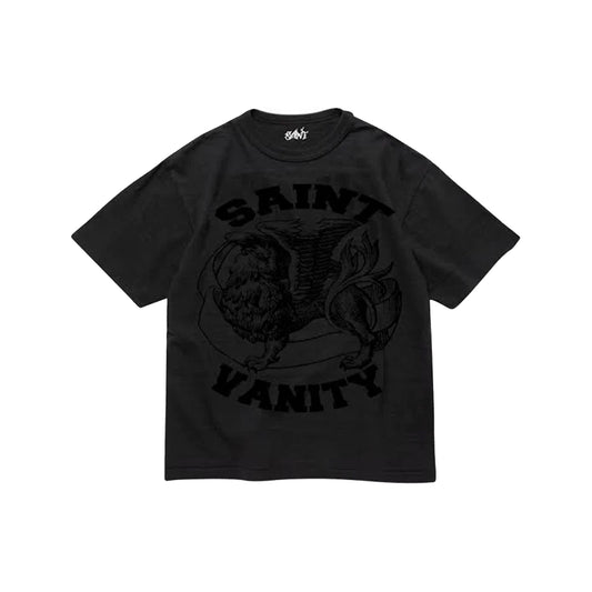 Saint Vanity Griffin Tee Black Monochrome