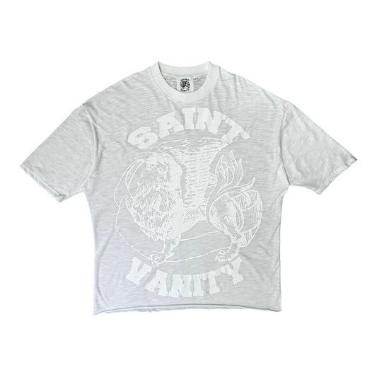 Saint Vanity Monochrome Griffin Tee White