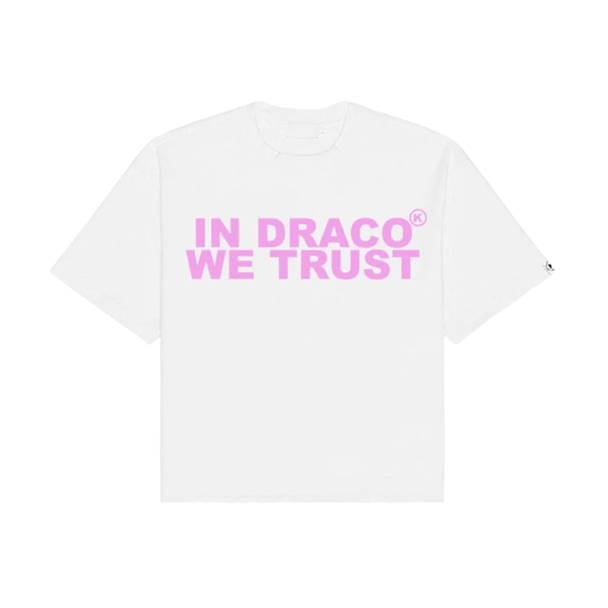 IN DRACO WE TRUST Tee White/Pink