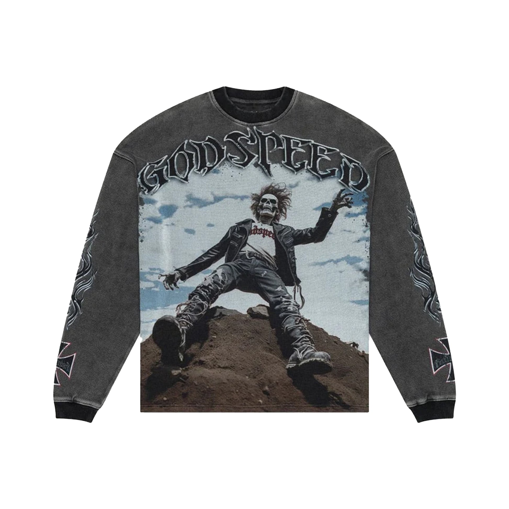Godspeed Rocker L/S Tee Grey Wash