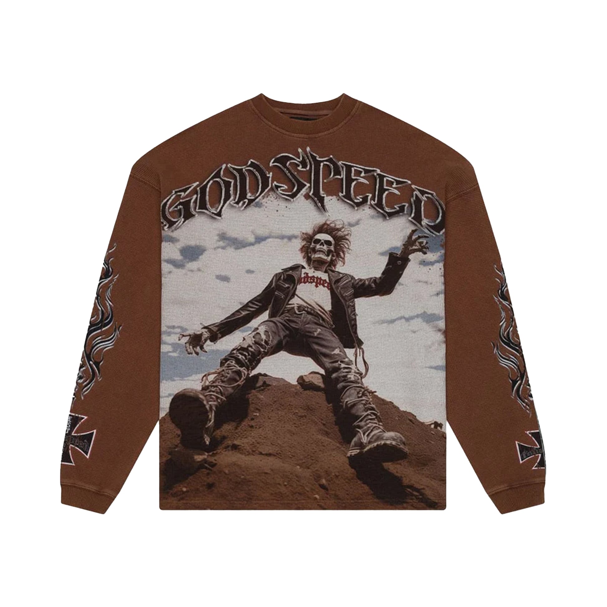 Godspeed Rocker L/S Tee Brown Wash