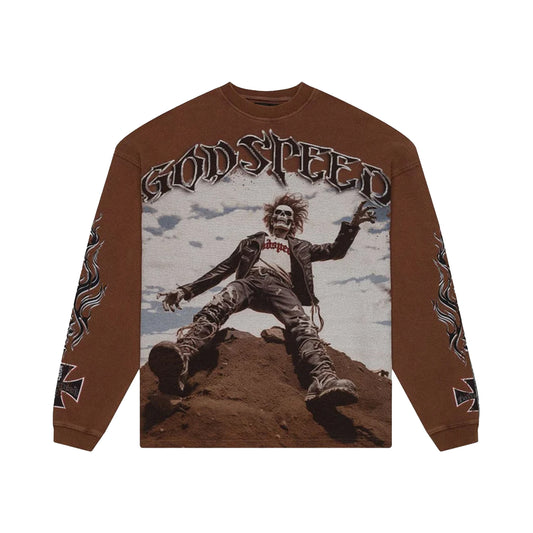 Godspeed Rocker L/S Tee Brown Wash