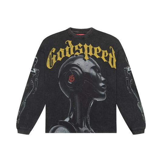 Godspeed Alexa L/S Tee Grey Wash