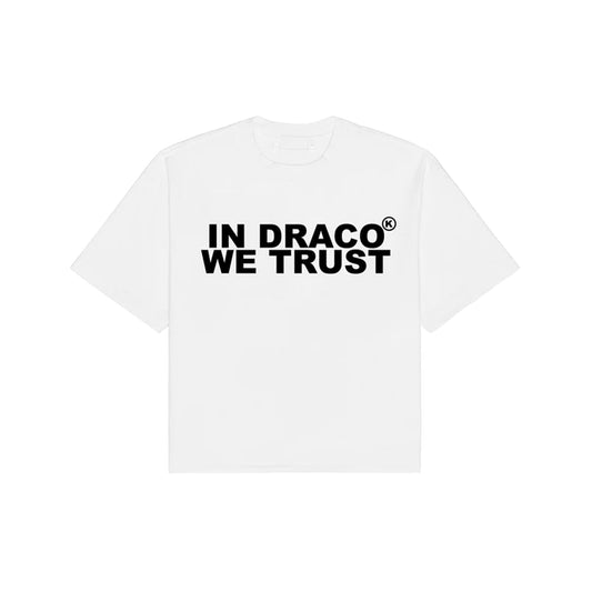 IN DRACO WE TRUST Tee White/Black