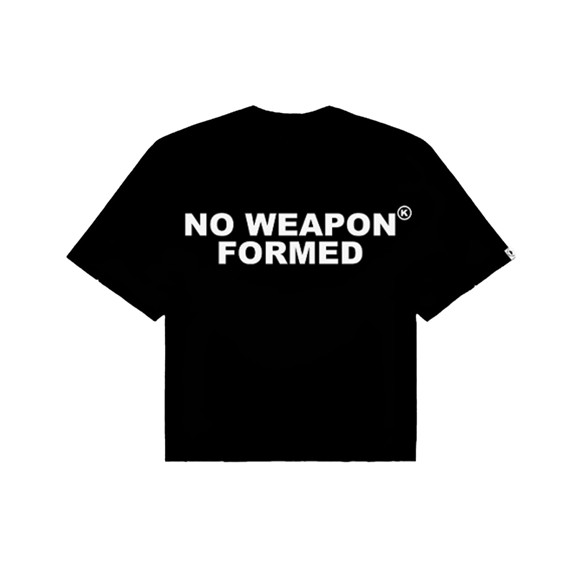 NO WEAPON FORMED Black/White Tee