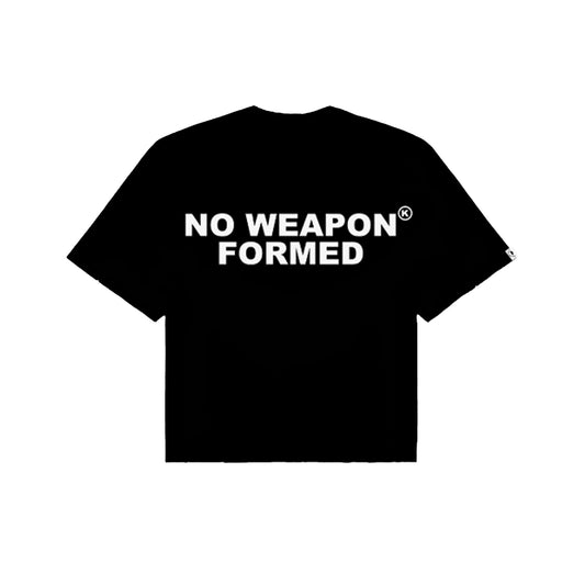 NO WEAPON FORMED Black/White Tee