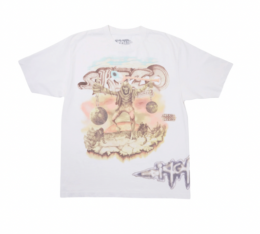 Travis Scott Utopia Tour Skitzo Circus Maximus Tee White